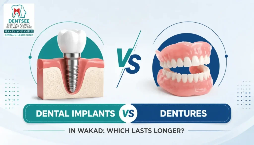 Dental Implants vs Dentures in Wakad: Which Lasts Longer?
